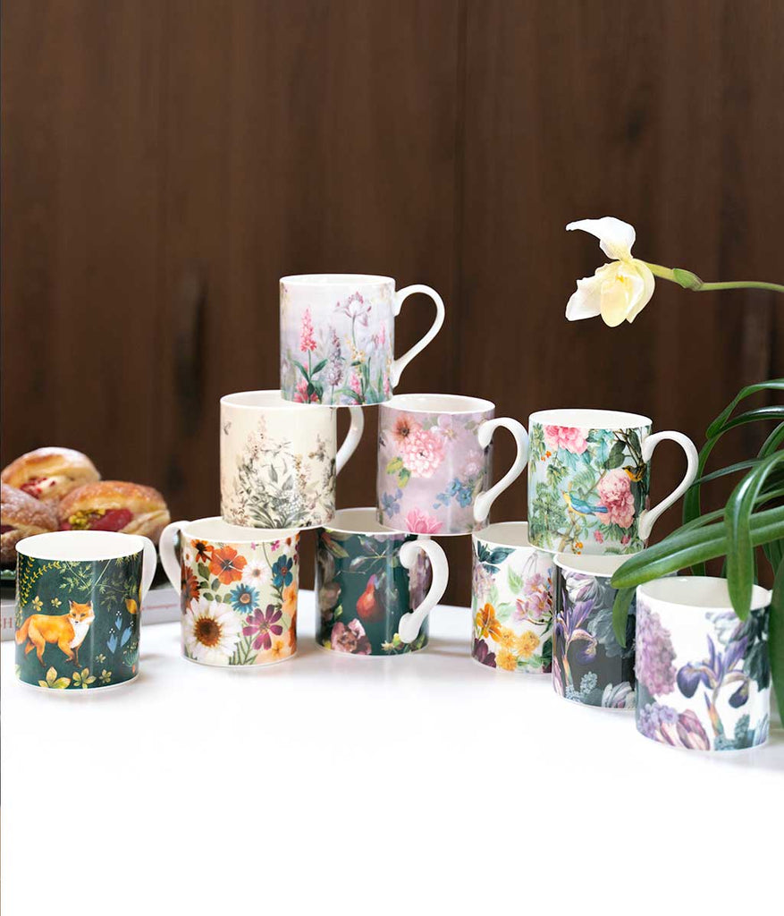 M.M Linen Mugs