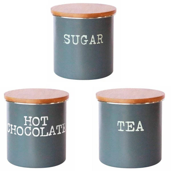 Brenton Grey Tea, Coffee, Sugar 700ml Canisters – Tizzy Home and Giftware